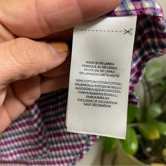 Ralph Lauren plaid Hunter green pony flannel long sleeve button down XL - Picture 6 of 6